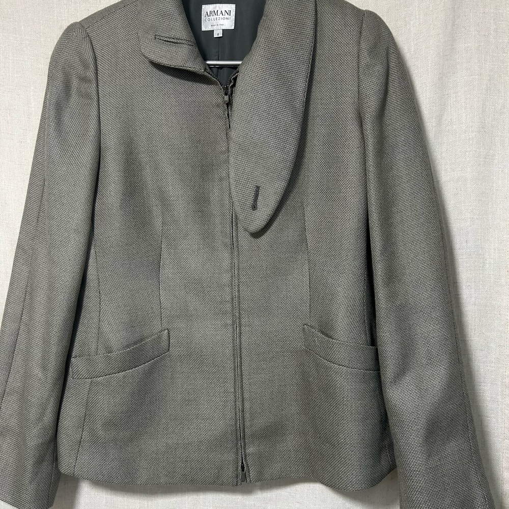 Giorgio Armani Gray Women's Jacket
